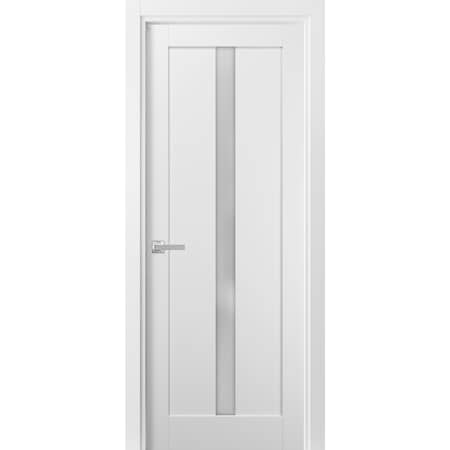 Sartodoors French Interior Door, 42" x 80", White QUADRO4112ID-WS-42
